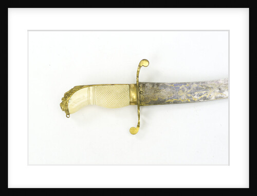 Curved bladed dirk by J. Salter