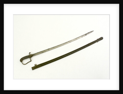 Sword, stirrup hilt by unknown