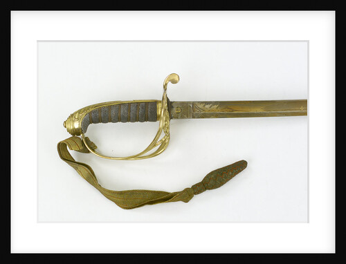 Hilt of sword, Royal Marines by unknown