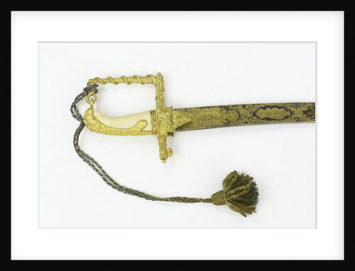 Hilt of sword, presentation by unknown