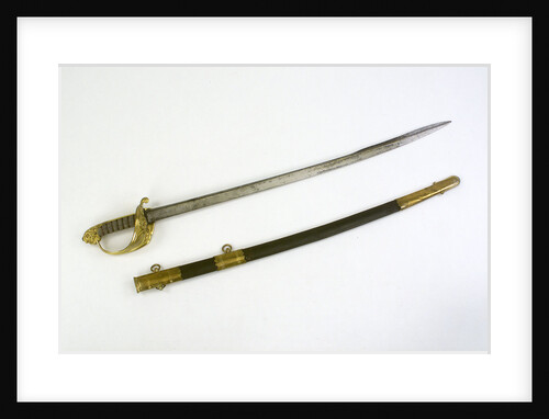 Sword, solid half-basket hilt by Ramsey