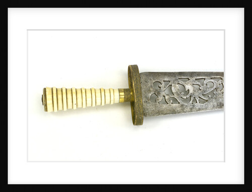 Straight-bladed dirk by unknown