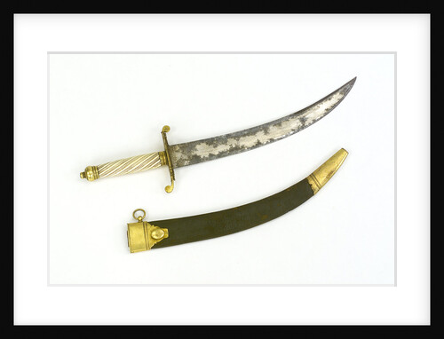 Dirk, curved blade by unknown