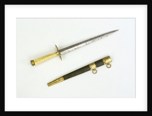 Dirk, straight blade by O. Burke