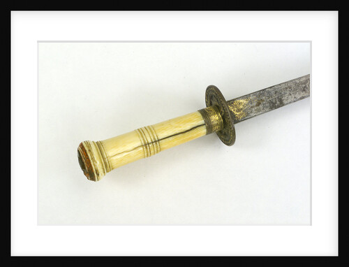 Hilt of dirk, straight blade by unknown