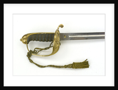 Hilt of solid half-basket hilted sword by Firmin & Sons