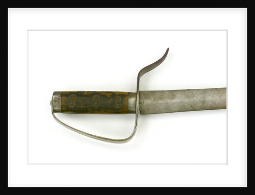 Hilt of German cutlass by unknown