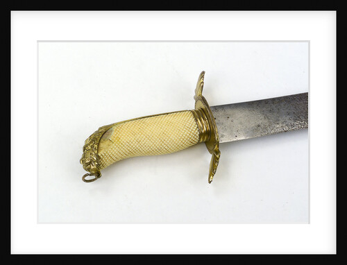 Hilt of curved bladed dirk by Read