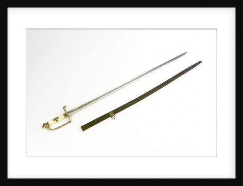 Five-ball hilted sword, which belonged to Commander Alexander Keeler (died 1831) by unknown