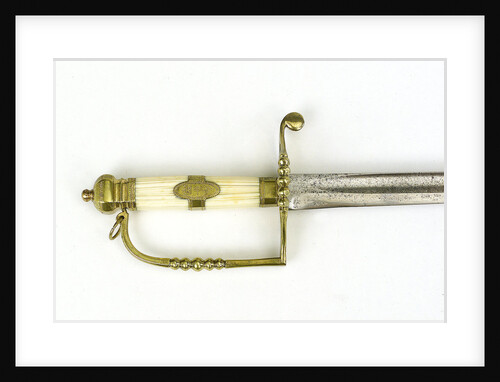 Five-ball hilted sword, which belonged to Commander Alexander Keeler (died 1831) by unknown