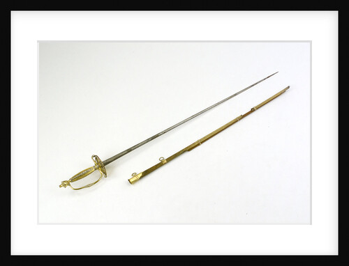 Small-sword which belonged to Alderman Joshua Jonathan Smith (active 1810-1844) by Thomas Langford