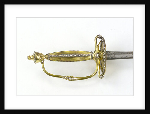 Small-sword which belonged to Alderman Joshua Jonathan Smith (active 1810-1844) by Thomas Langford