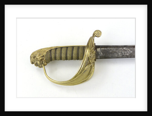 Solid half-basket hilted sword by Prosser