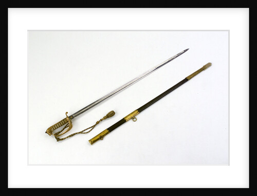 Solid half-basket hilted sword by Gieves