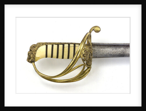 Open half-basket hilted sword by Lambert & Maclaurin