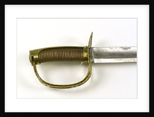 Hilt of French moving bar hilted sword by Manufacture Royale
