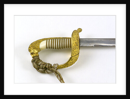 German solid half-basket hilted sword by K.L.H. Berser Collani & Co.