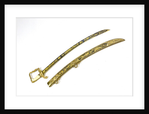Presentation sword, which belonged to Captain E.H. Columbine (died 1811) by R. Teed