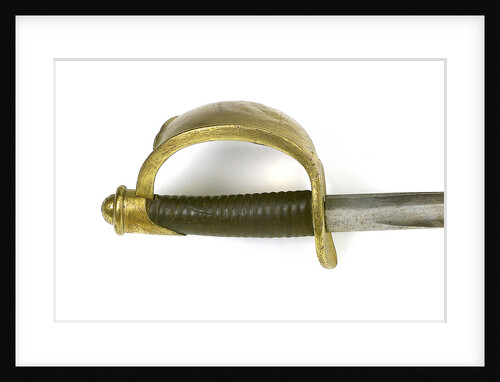 Hilt of cutlass by Ames Manufacturing Company