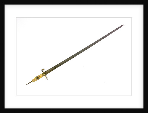 Five-ball hilted sword, as used by the Loyal Greenwich Volunteers by J.J. Runkel