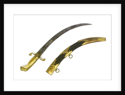Curved bladed dirk by unknown