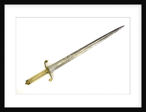 Straight bladed dirk by unknown