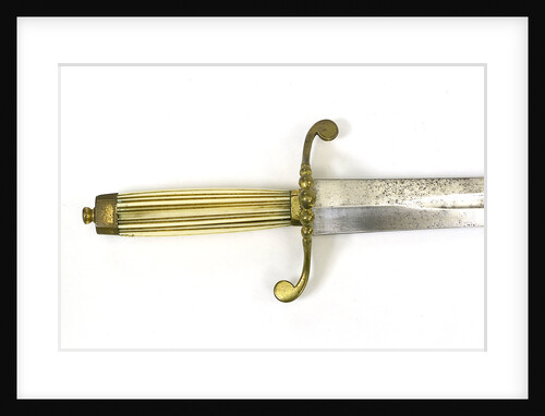 Straight bladed dirk by unknown
