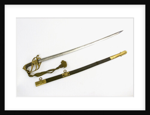 Half-basket hilted Army sword by Hebbert & Hume