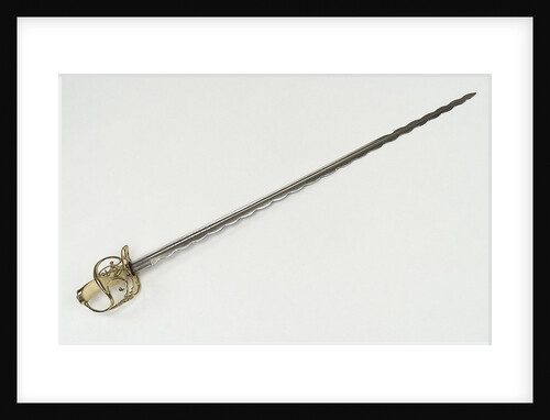 S-bar hilted sword by Andrea Ferara