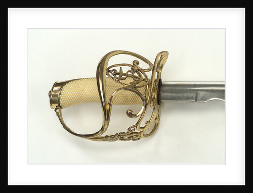 S-bar hilted sword by Andrea Ferara