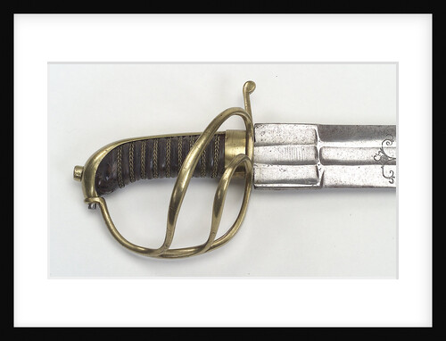 Hilt of Dutch cutlass by unknown