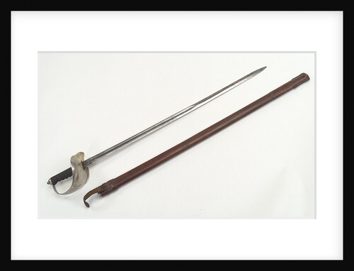 Steel hilted sword by H. H. Taylor