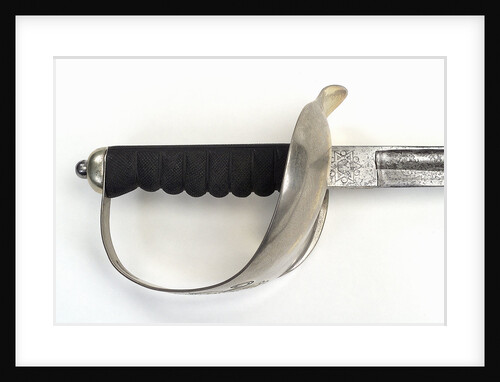 Steel hilted sword by H. H. Taylor