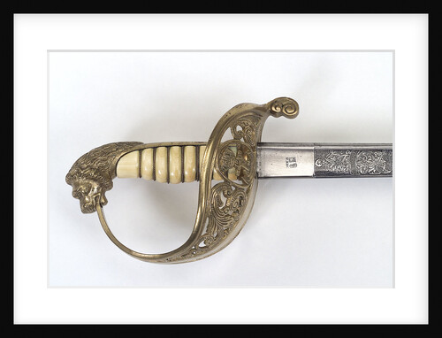 Hilt of Dutch naval officer's sword by Weyersburg