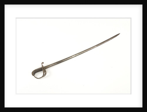 Open half-basket hilted sword by unknown