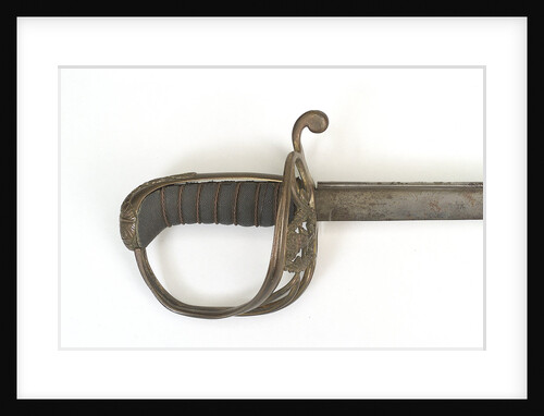Open half-basket hilted sword by unknown