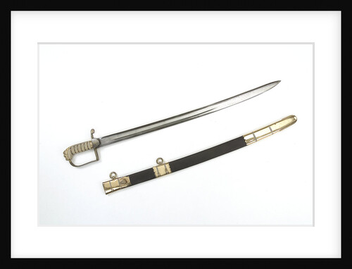 Straight stirrup hilted sword by Prosser