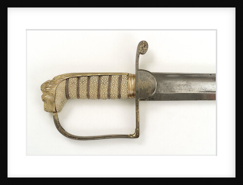 Straight stirrup hilted sword by Prosser