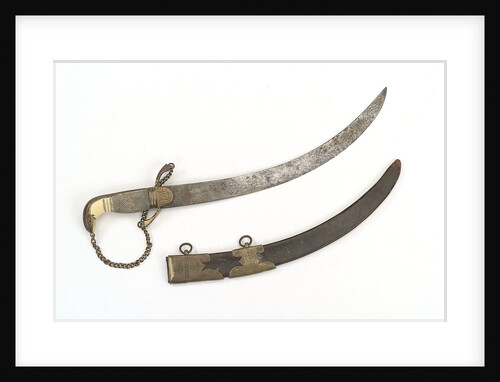 Curved bladed dirk by W. George
