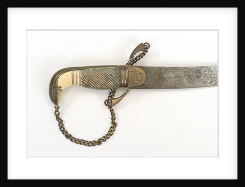 Curved bladed dirk by W. George