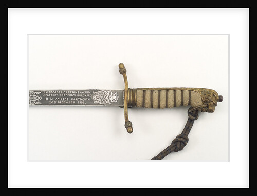 Dirk, made after 1856, which belonged to Rear-Admiral Geoffrey Frederick Burghard (active 1913-1952) by Gieves Ltd.