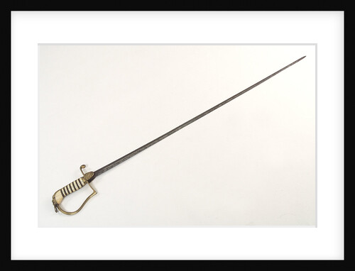Stirrup hilted dress sword by unknown