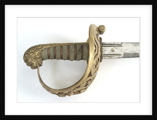 Pierced half-basket hilted sword by Batten & Adams