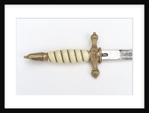Hilt of German dirk by E. & F. Horster