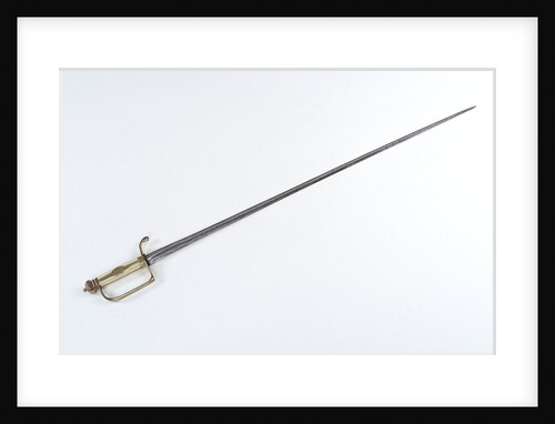 Side-ring stirrup guard sword by unknown