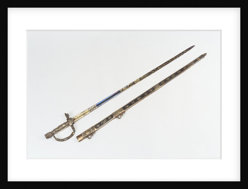Presentation sword by Unknown
