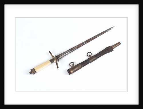 Straight-bladed dirk by unknown