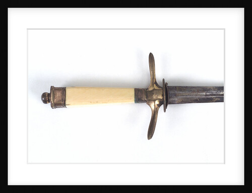 Straight-bladed dirk by unknown