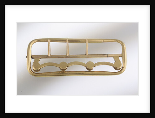 Gold buckle by R.E.