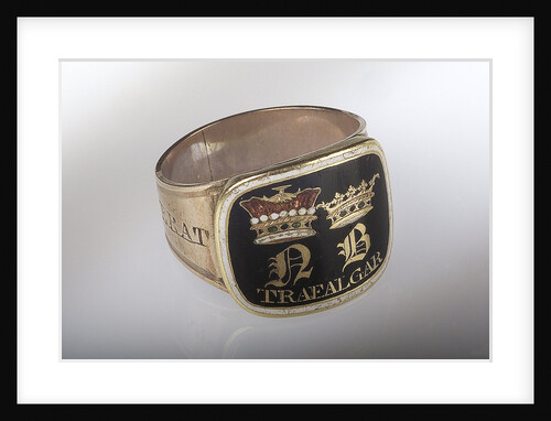 Gold mourning ring commemorating Vice-Admiral Horatio Nelson (1758-1805) by John Salter